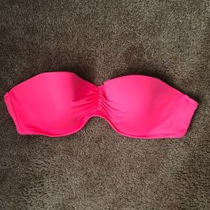 victoria secret neon pink bikini top